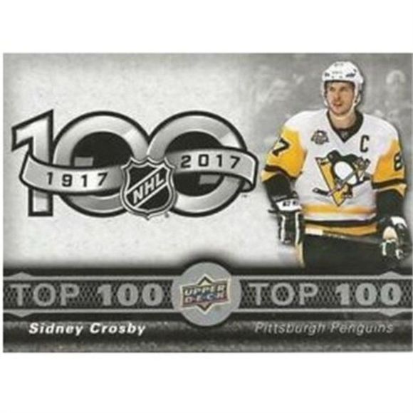 2017-18 SIDNEY CROSBY TIM HORTONS TOP 100 CARD - Picture 1 of 2
